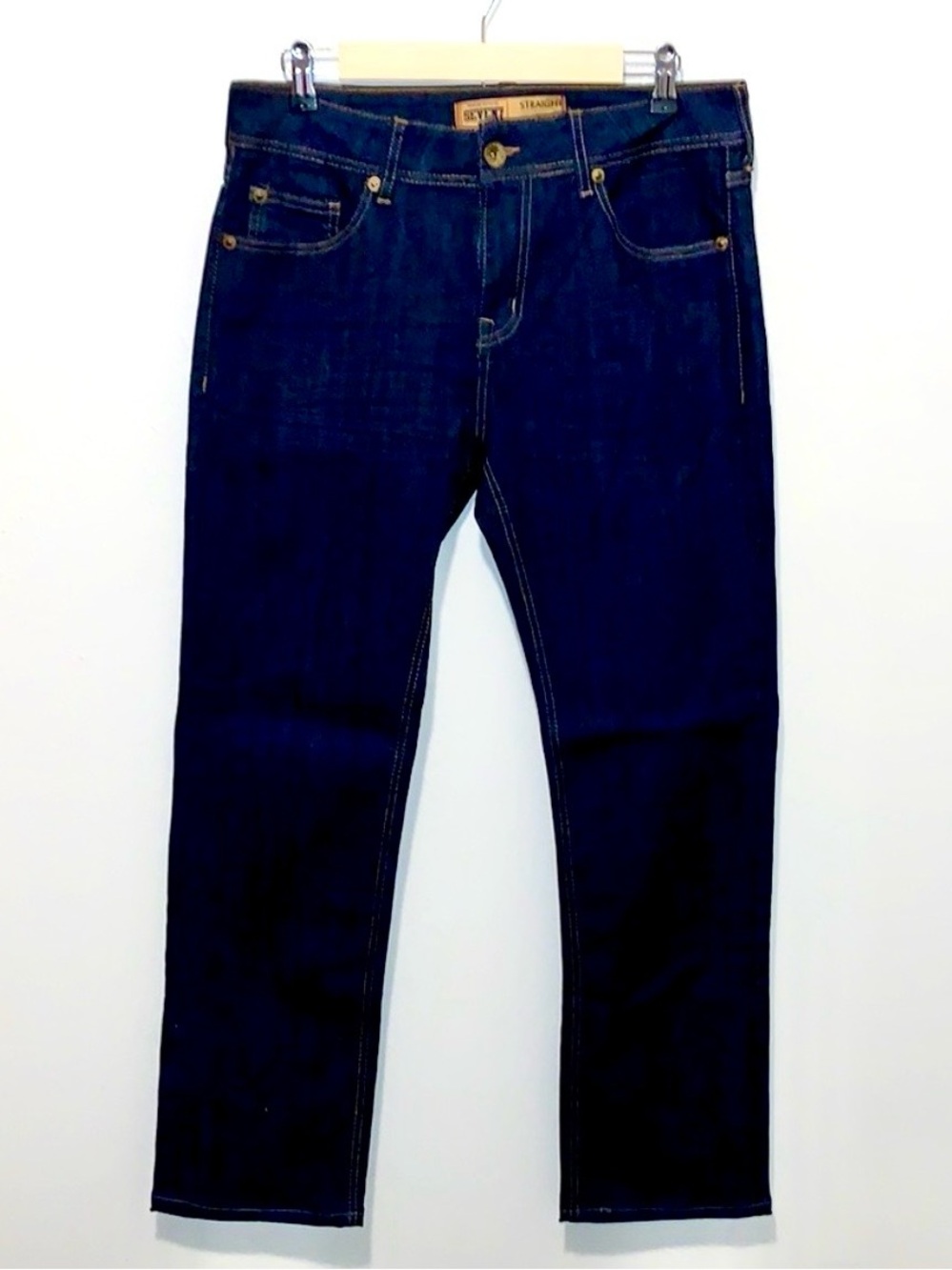 Seven7 Jeans Co Dark Wash Straight Fit Jeans Mens W32 L30 NWOT